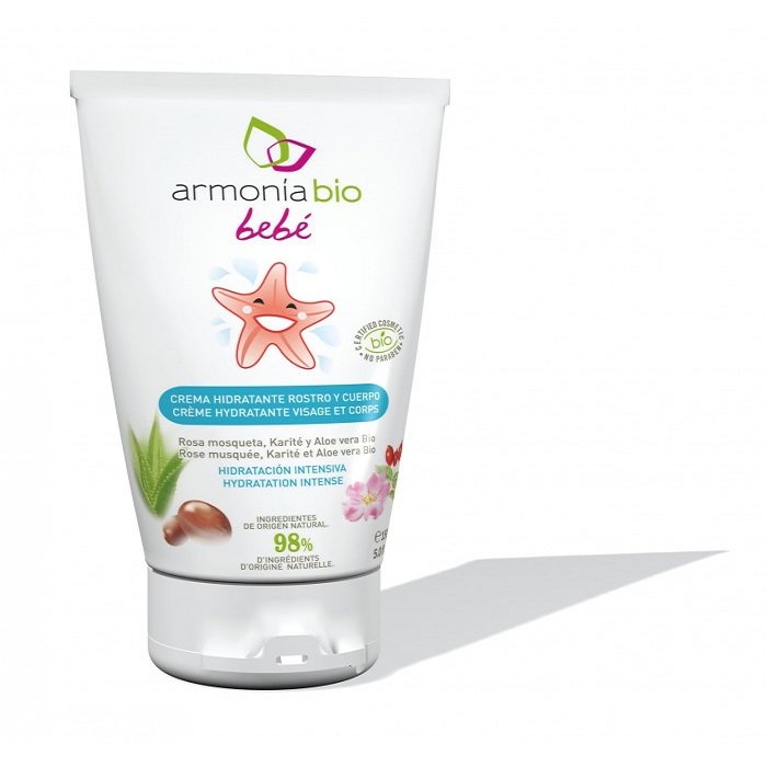 crema hidratante rostro y cuerpo bebe