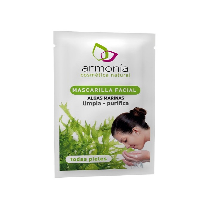 mascarilla facial de algas