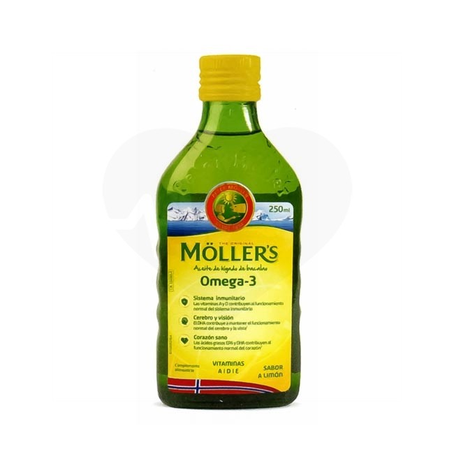 mollers aceite higado bacalao omega3 250ml